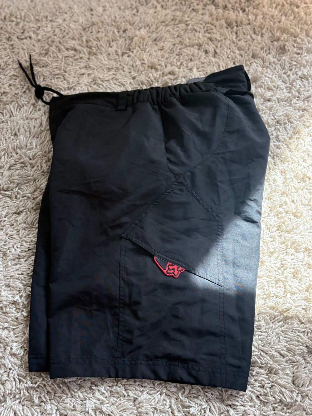 Fox Racing Riding cargo shorts Mens 32 Black padded 4 cycling/Mountain bike